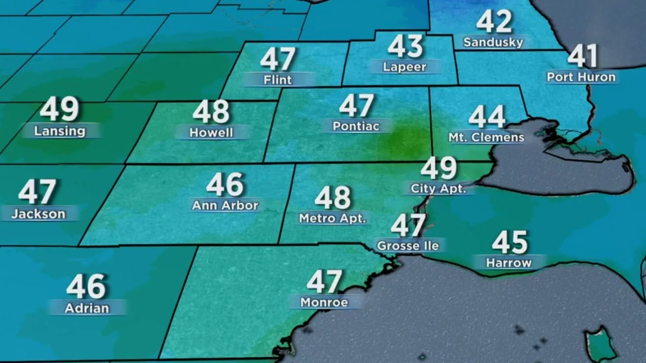 Metro Detroit weather forecast Nov. 8, 2022 -- 6 p.m. Update - YouTube