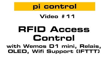 RFID reader with ESP8266/Wemos D1 mini and OLED Display