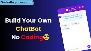Build Your Own ChatBot without Coding using #deepseek #coding #chatbot #ai