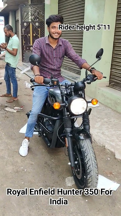 Royal Enfield Hunter 350 Dapper grey for india #royalenfield #hunter350 #system