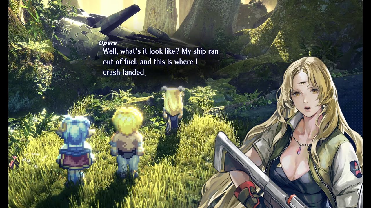 Star Ocean 2 - The Second Story R「Arlia: Opera´s Space Ship crash site」