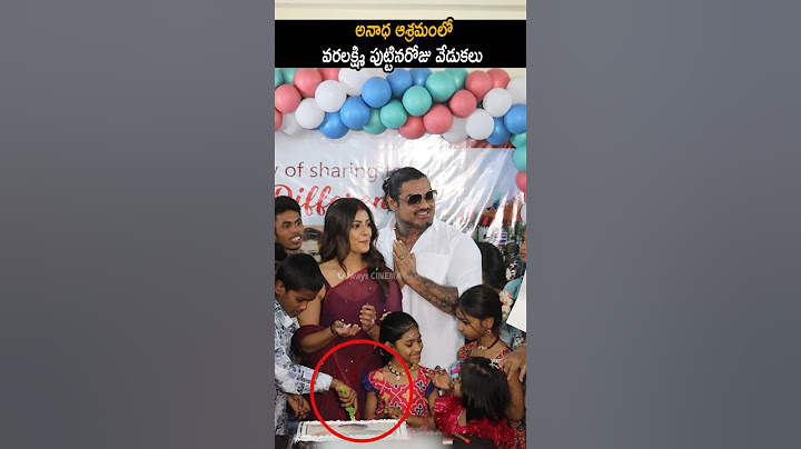 Varalakshmi Sarathkumar And His Husband Nicholai Sachdev Simplicity Visuals At Anadha Ashramam | AC