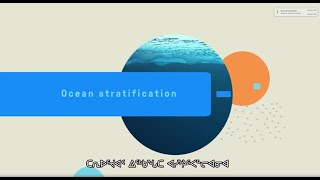 Ocean stratification / AO - Inuktitut