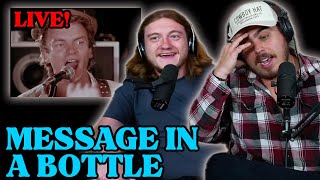 Message In a Bottle - Police LIVE 1980 | Andy & Alex FIRST TIME REACTION!