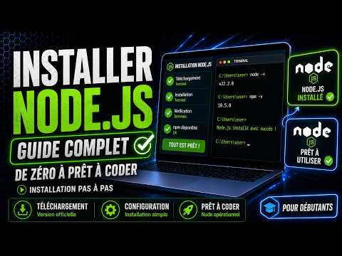 Installer Node.js sur Windows : Guide Complet pour Débutants