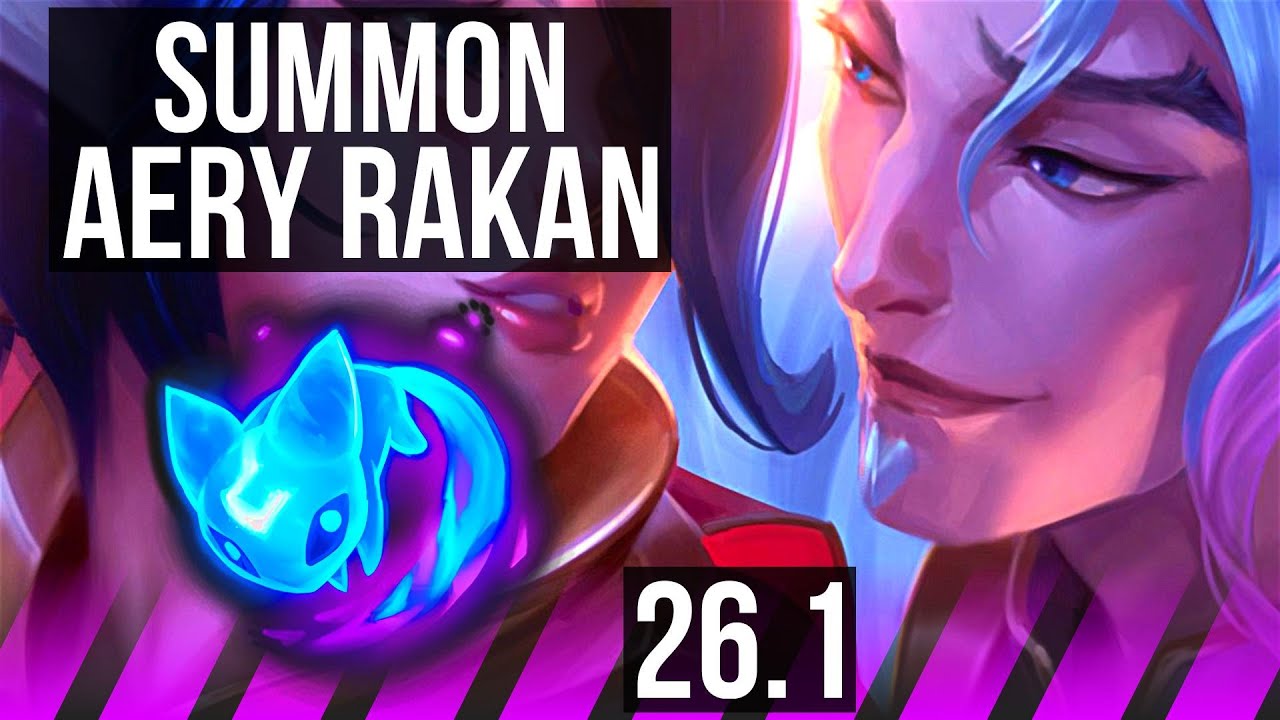 RAKAN & Swain vs PYKE & Ziggs (SUP) | Summon Aery, Good KDA: 4/1/21 | NA Challenger | 26.1