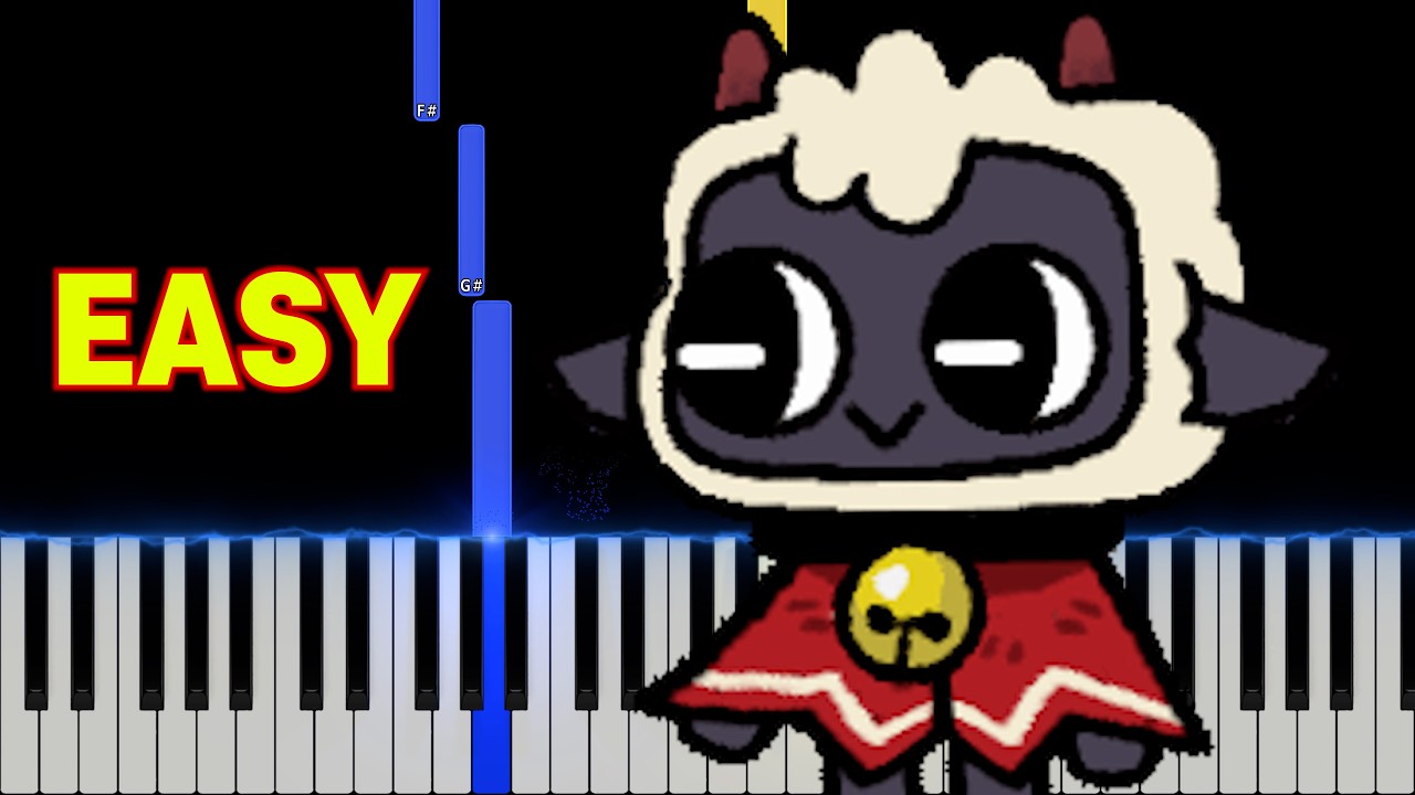 Faith Up - Cult of the Lamb | EASY Piano Tutorial + Sheet Link 🎵