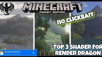 ☑TOP 3 MINECRAFT 1.19+ SHADER LIKE RTX[ NO CLICKBAIT ] 1,2,3,4,..... [ RENDER DRAGON