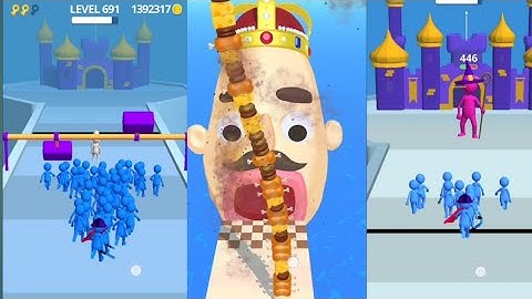 Join and Clash Walkthrough vs Sandwich Runner All Gameplay Android and IOS level Max  #joinclash3d