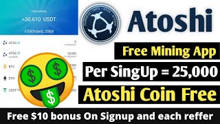 #Atoshi Global Mining New Crypto Mining app screenshot 5