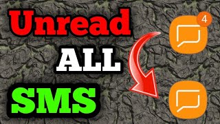 How to Mark All SMS as *Read* Without Opening It !