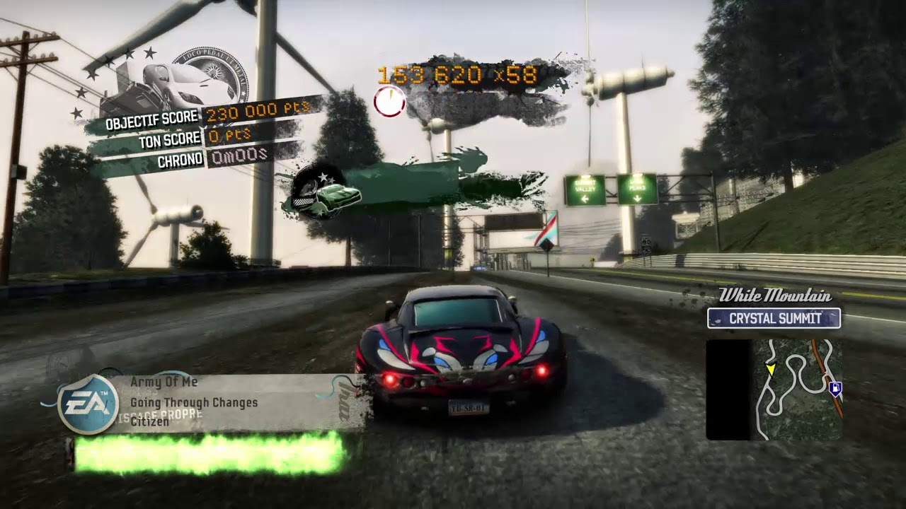 Burnout Paradise Séquence cascade 24 millions de points