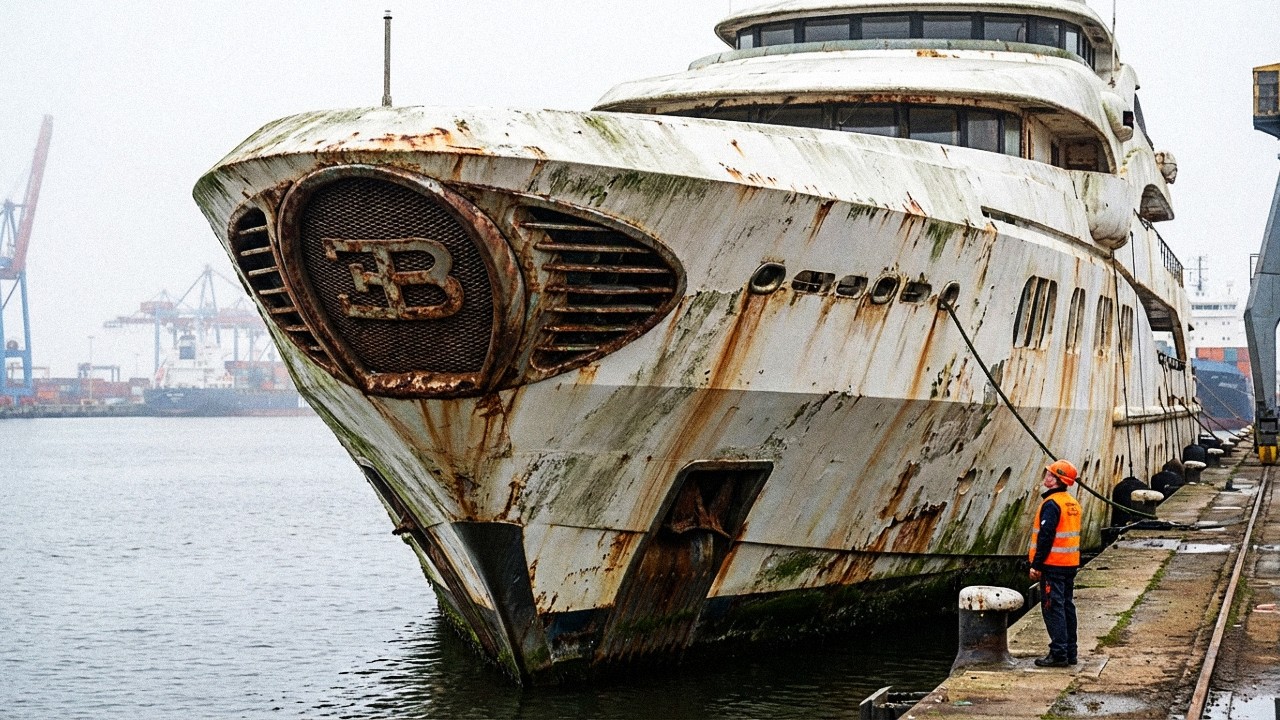 4K Full Restoration of the Bugatti Yacht Abandoned for 30 Years at Sea