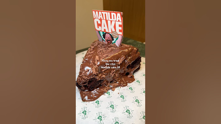The ultimate dream for all chocoholics is this viral Matilda cake from Parker’s (in Dubai/London)😍