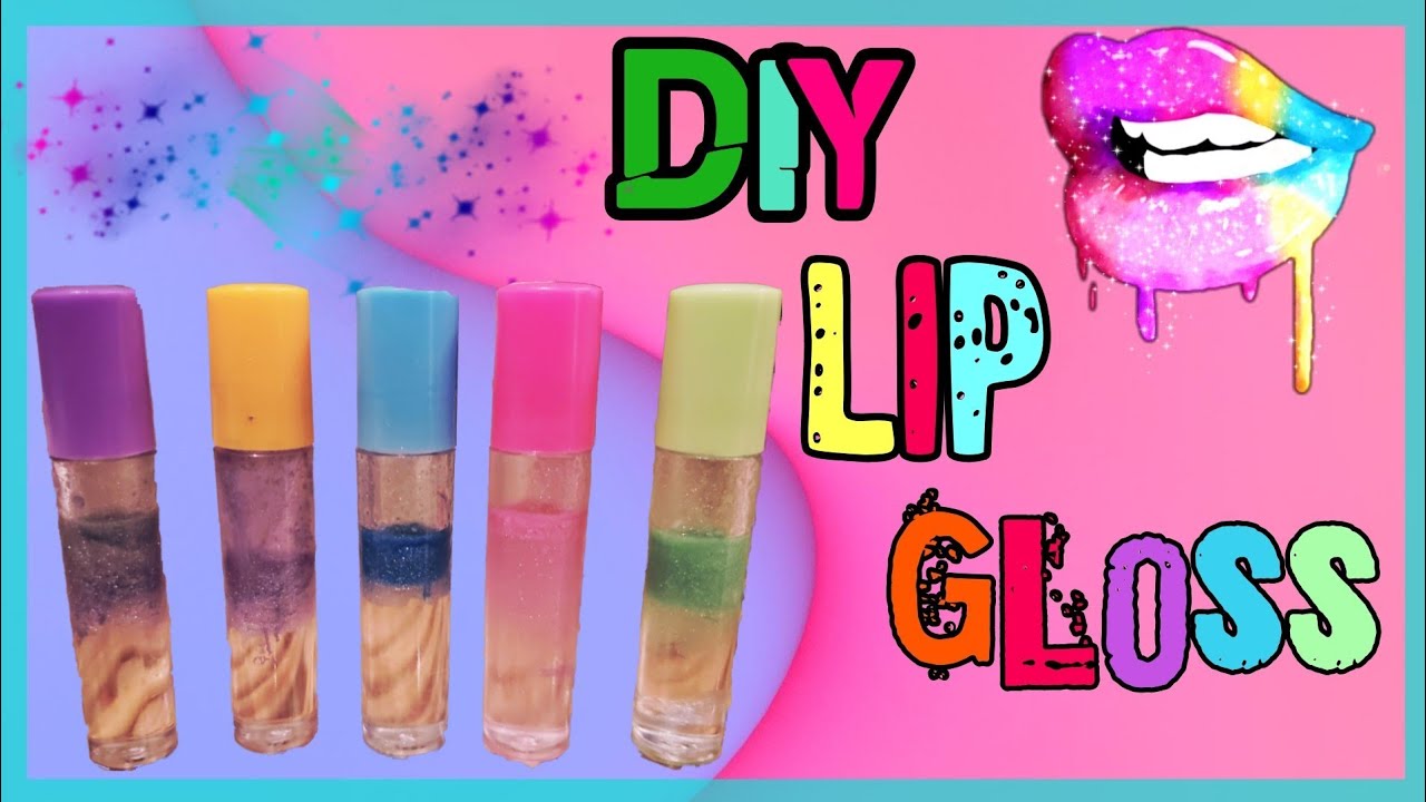 Como hacer brillo de labios fácil / DIY lip gloss easy - YouTube