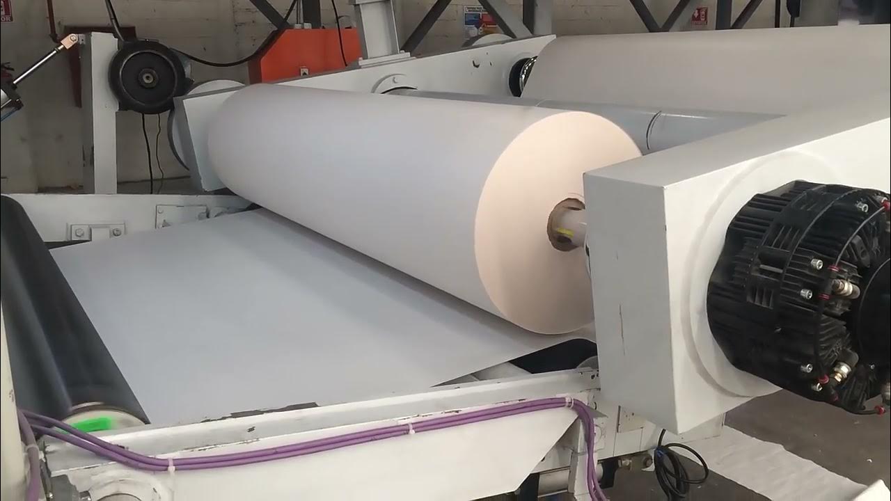 High speed high precision thermal paper coating machine YouTube