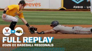 Virginia vs Southern Miss: 2026 NCAA baseball regionals | FULL REPLAY