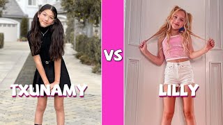 Txunamy vs Lilly Ketchman TikTok dance compilation