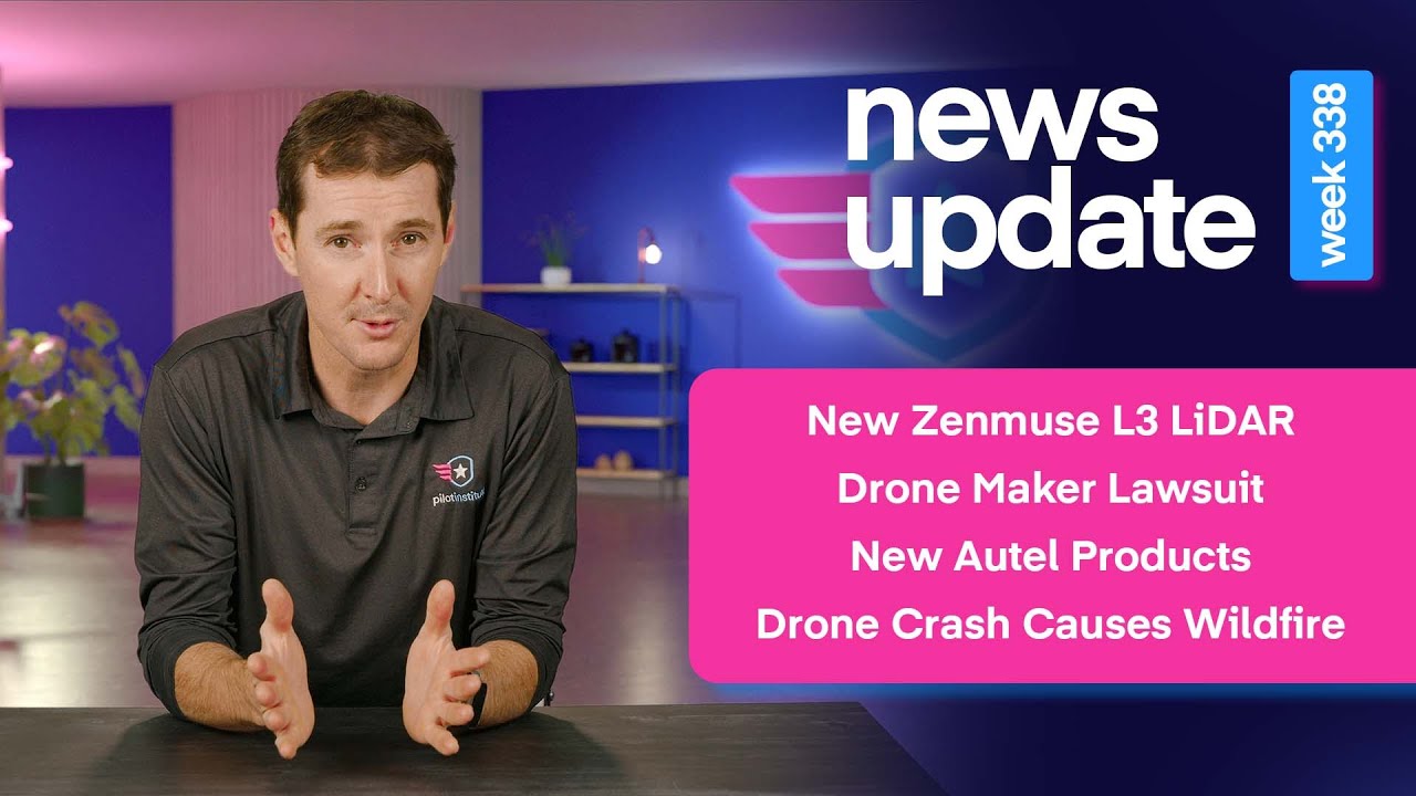 Новости дронов: новый LiDAR Zenmuse L3, судебный иск производителя дронов, новые релизы Autel и л...
