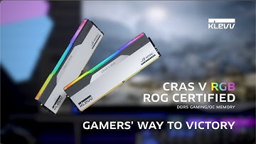 KLEVV CRAS V RGB ROG CERTIFIED DDR5 Memory – Games’ Way to Victory