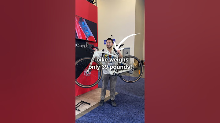 He stole this super lightweight Ebike from the future!