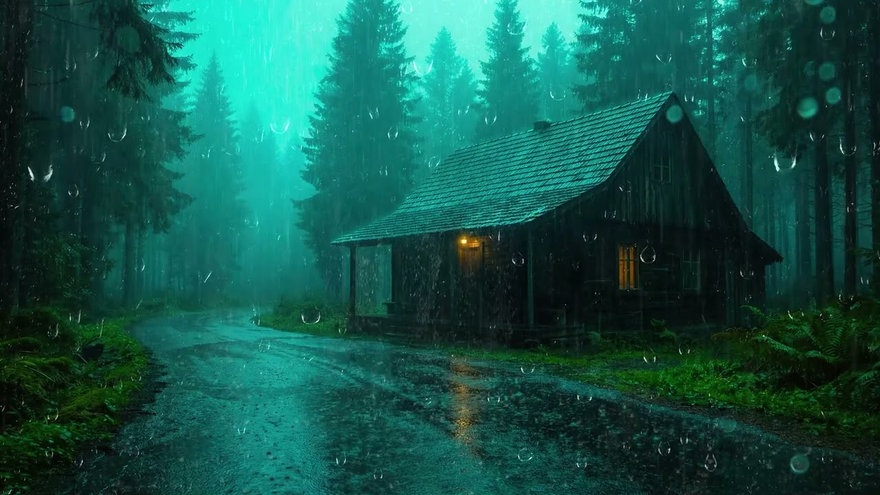 Deep Sleep in 3 Minutes - Heavy Rain & Powerful Thunder Sounds at Night to Fall Asleep Instantly