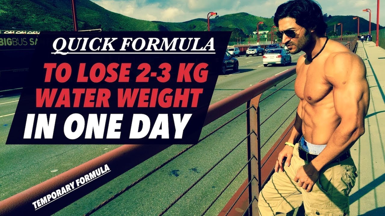 Quick Formula to LOSE 23 Kg Water Weight in 1 Day by Guru Mann YouTube