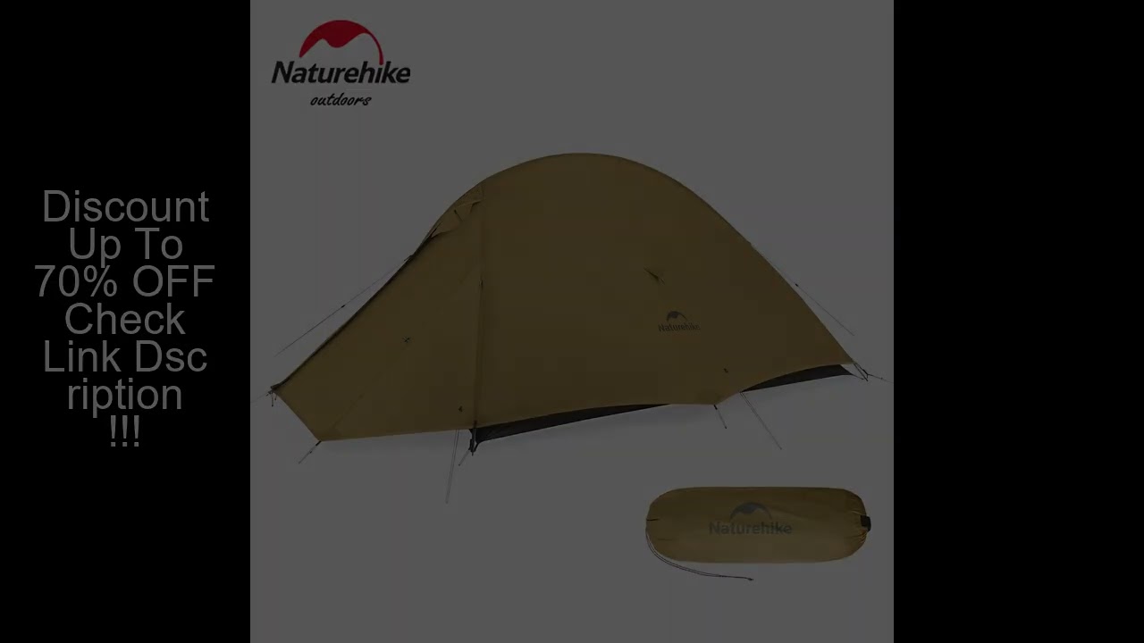 Naturehike Cloud Up Pro 2-Person Tent Outdoor Camping Tent Ultralight Waterproof Tent Free Standing