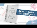 Como se planejar usando keys (chaves) no Planner Bujo