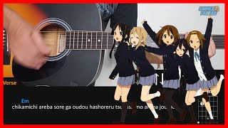 K-On! ED - Don't say "lazy" | Acoustic Guitar Lesson [Tutorial + TAB + CHORDS]