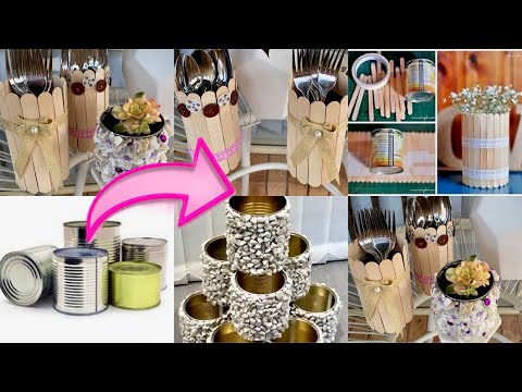 2 Simple & Easy Ideas with Tin Cans || DIY ||