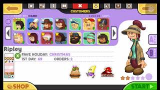 Papa’s Wingeria To Go - All Customer Outfits + Parade