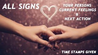 THEIR TRUE FEELINGS & NEXT MOVE - ALL ZODIAC SIGNS Powerful love reading TIME STAMPS GIVEN #tarot