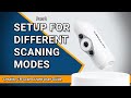 Setup for different scanning modes  creality cr scan lizard user guide