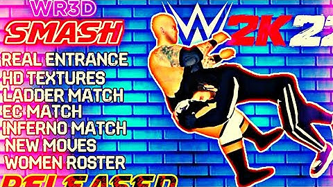 WR3D 2k22 RELLESED WITH COMMENTARY ! REAL ENTRENCE || NEW ARENAS, LATEST TEXTURES || WR3D NEW MOD ||