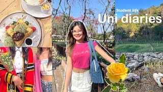 Uni diaries | ชีวิตนักศึกษามหาลัย, field trip (แบบใด), วันหยุดทำอะไรบ้าง 🎀🕯️