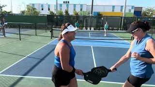 Pickleball 5-3-24 Women Doubles 3.5 ages 50-59 Pictona Metro Health Seniors Partner Kelli VanTassel