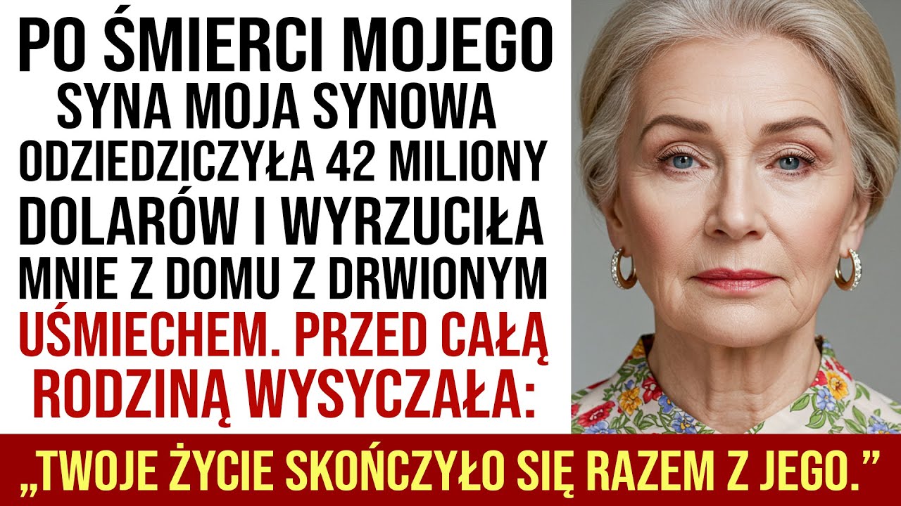 Po Śmierci Syna Synowa Odziedziczyła 42 Miliony Dolarów I Drwiła, Ale Prawnik Jej Przerwał...