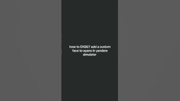 how to change Ayano’s face in yansim