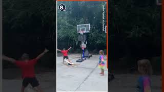 8-Year-Old Baller Masters Basketball Balancing Trick Shot