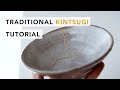 Basic kit traditional kintsugi tutorial  food safe method  broken ceramics