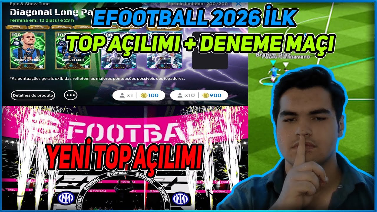 105 SAMUEL ETOO & 105 BOMBACI DİAZ TOP AÇILIMI + DENEME!