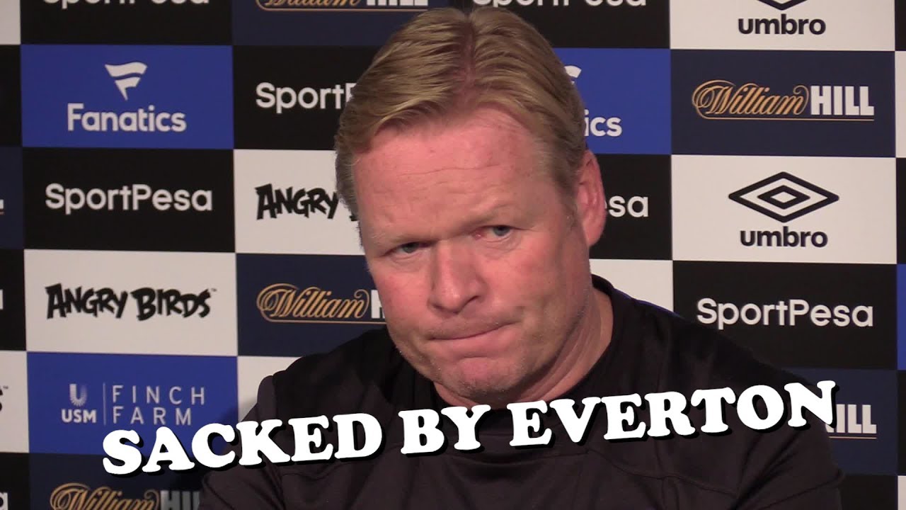 Ronald Koeman sacked by Everton