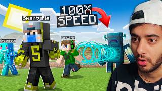 Minecraft But, Everything is 100x Faster!