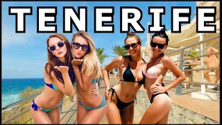 Tenerife, Spain 🇪🇸 - 4K-  Walking Tour (▶70min)