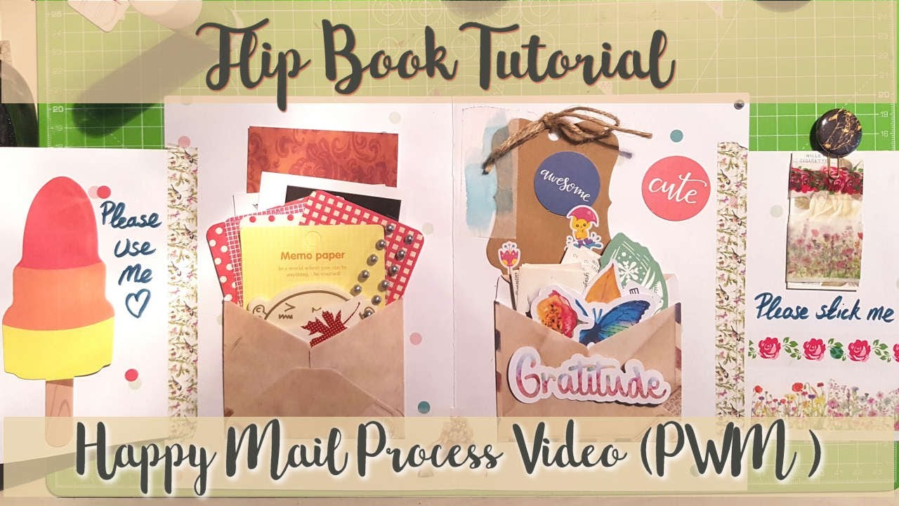 FLIP BOOKS 💌 tutorial❤️ Made With Love 🧁 Valentine's Happy Mail Ideas 