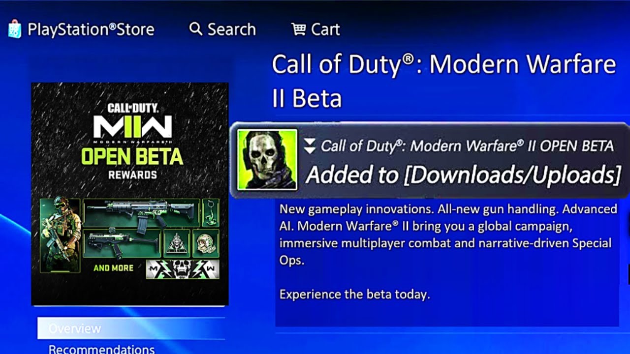 Modern Warfare 2 Beta: Rewards and System Requirements