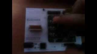 LED Blinkinkg by switch on PIC32 Starter Kit by Akhil & Umang