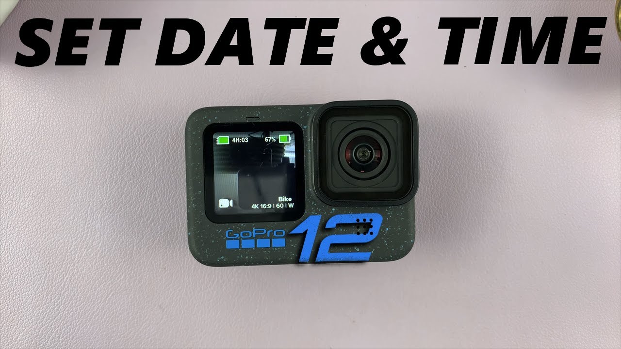 How To Change Date and Time On GoPro HERO 12 - YouTube