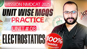Electrostatics | Chapterwise MCQs Practice | MDCAT 2025 Physics | PMDC Syllabus